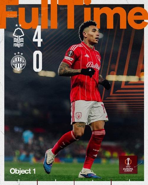 森林4-0费伦茨瓦罗斯，I-热苏斯双响，麦卡蒂处子球