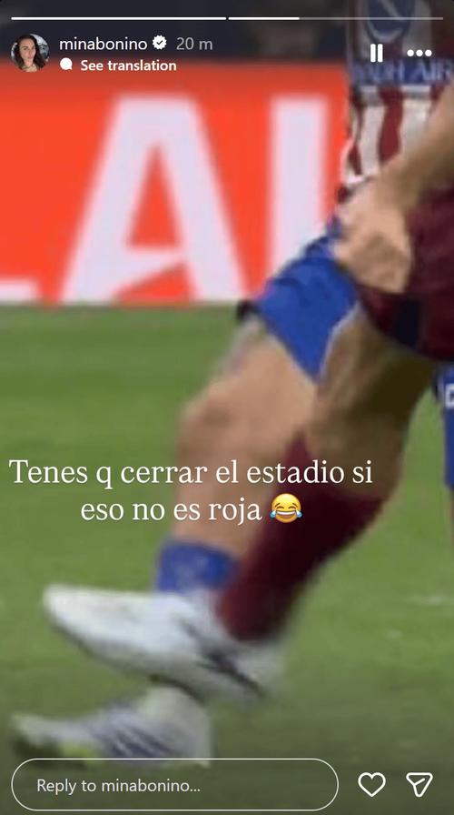 巴萨红牌取消，巴尔韦德妻子：这要不是红牌，直接关球场吧